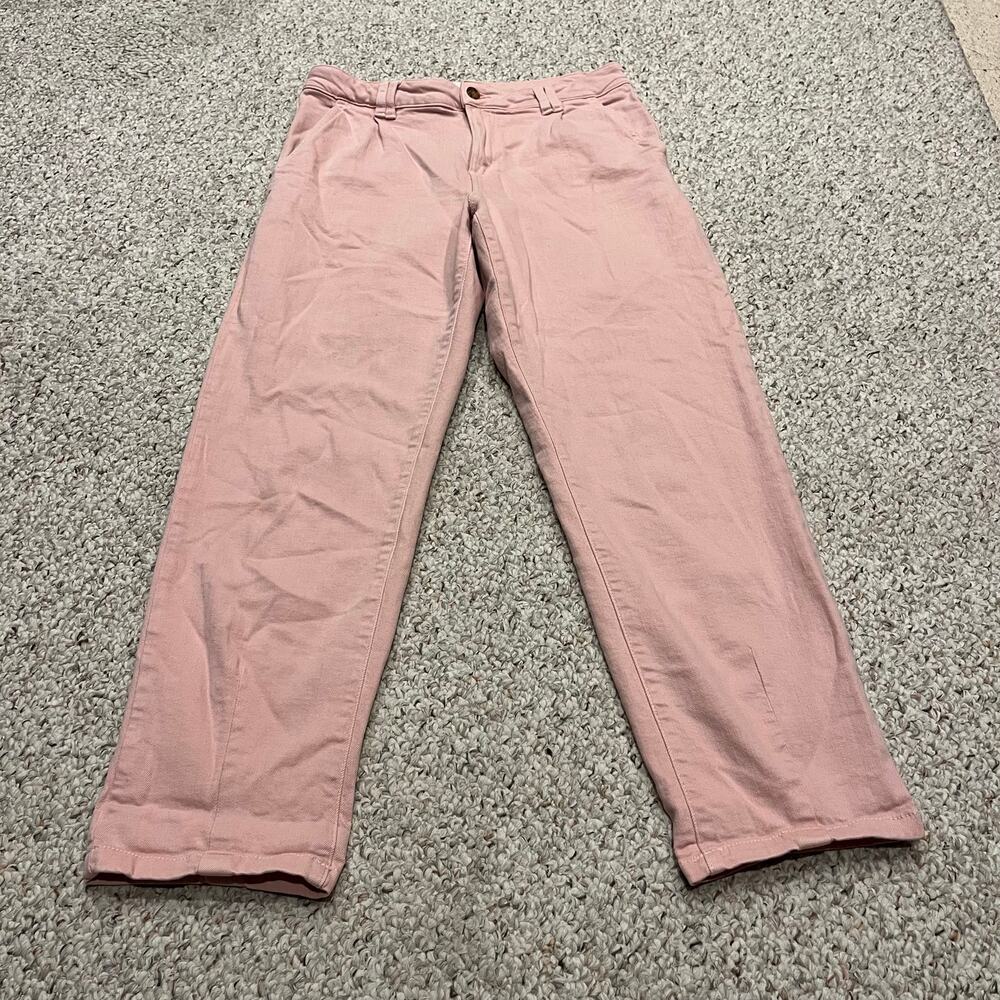 Sezane Pink Straight Leg Jeans 40 US 8 Casual Feminine Classic Normcore